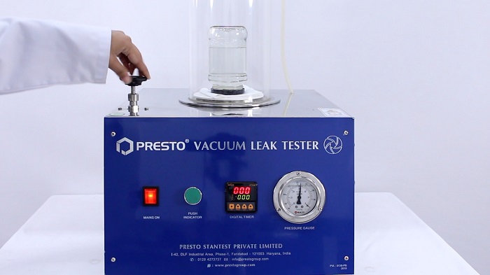 vacuum leak test machine